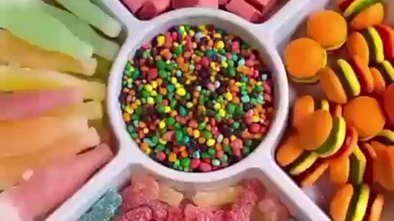 Amezing candy plate