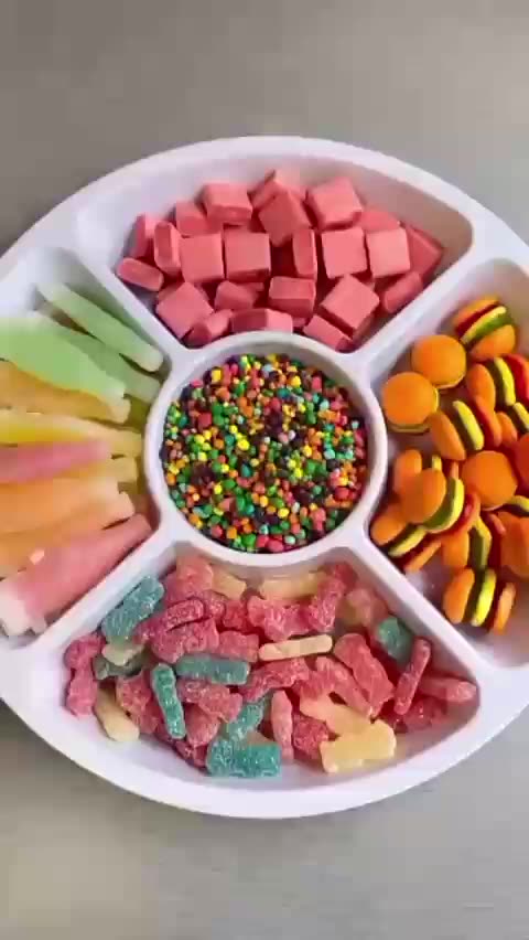 Amezing candy plate