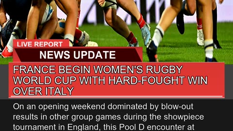 France Begin Womens Rugby World Cup with Hardfou