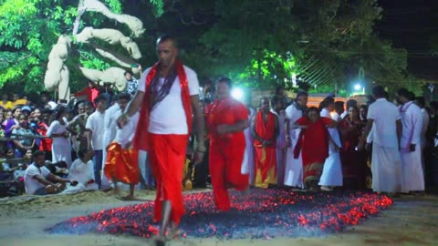 Fire Walking 🔥 SriLanka Kataragama Perahera 2025 (07/07/2025)