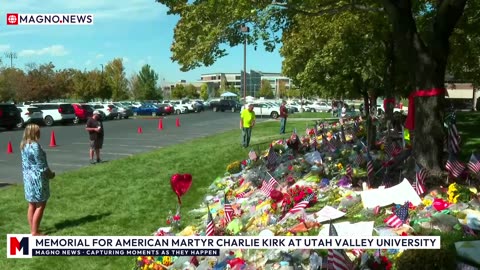 🕯 Memorial for American Martyr Charlie Kirk at Utah Valley University [LIVE]