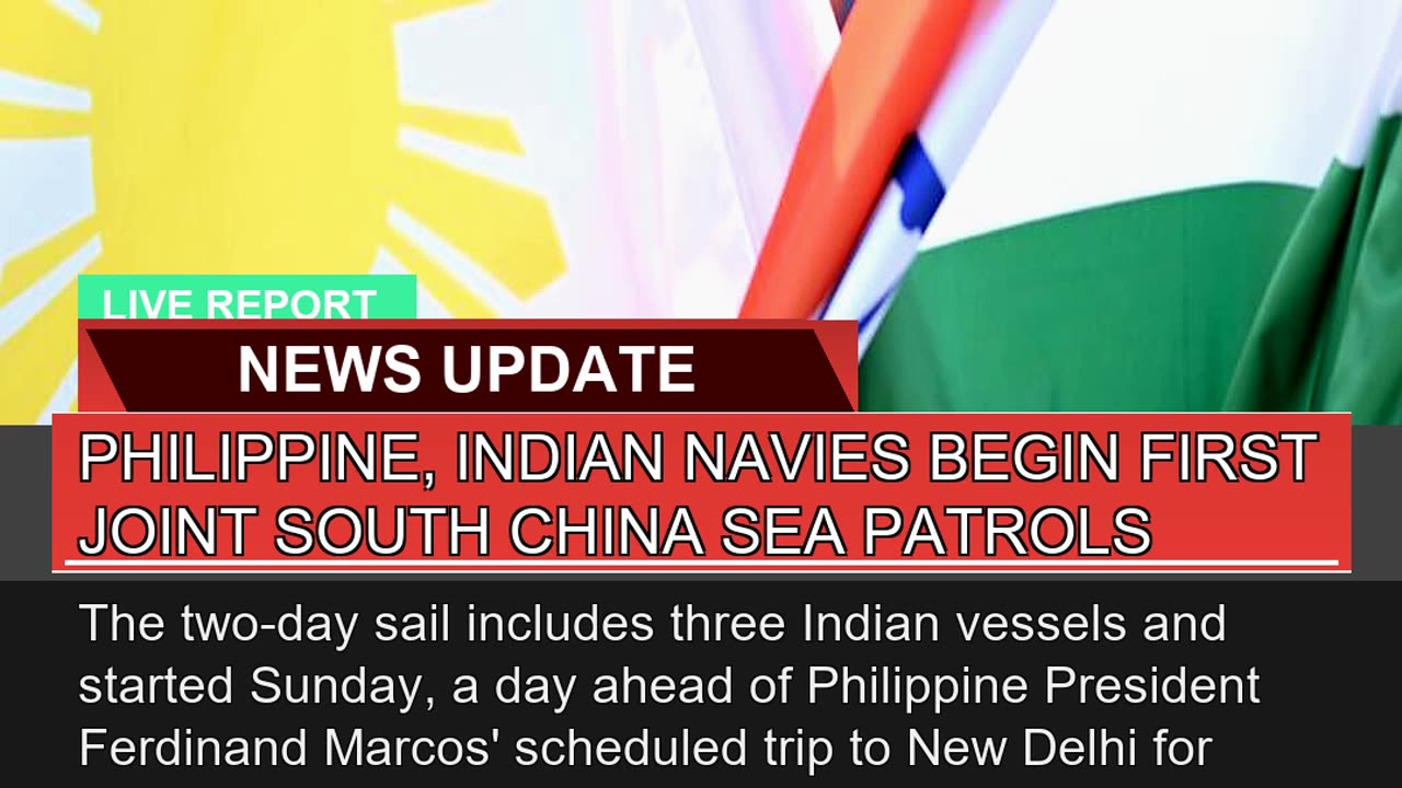 Philippine Indian Navies Begin First Joint South