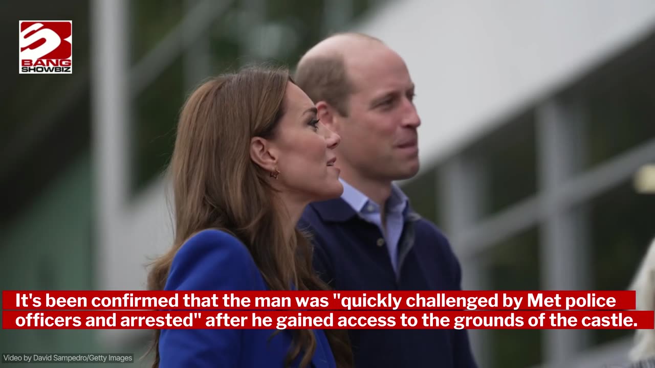 A man has been arrested for allegedly trespassing in the grounds of Windsor Castle