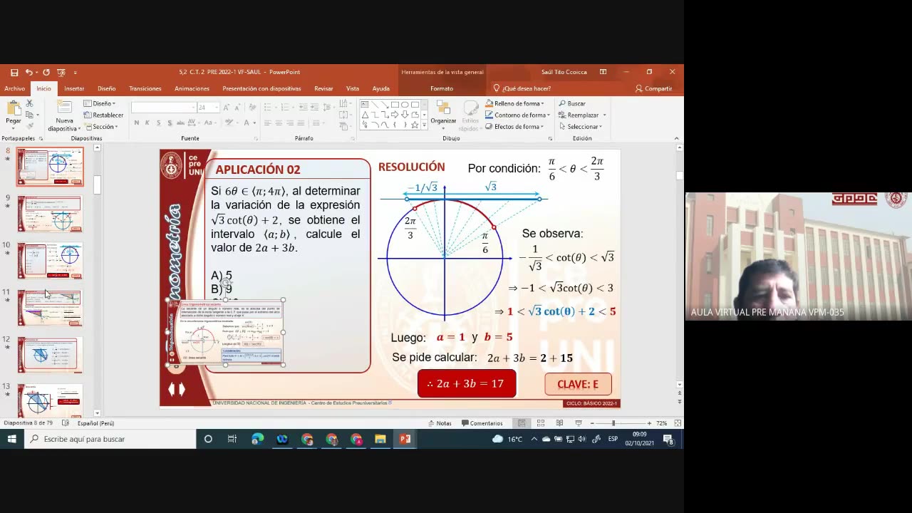 CEPRE UNI 2022 - 1 | Semana 05 | Trigonometría S2