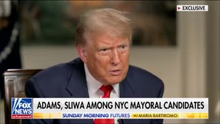 President Donald Trump: "I can tell you this - whoever is mayor of New York is going to have to behave themselves or the federal government is coming down very tough on them financially."