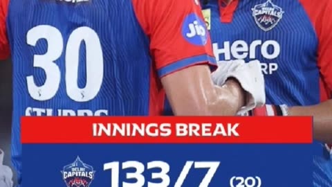 DC gave target of 134 runs to SRH in the 55th Match of IPL-25 in Hyderabad.