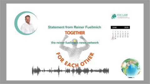 Reiner Fuellmich 29th June 2025 Statement