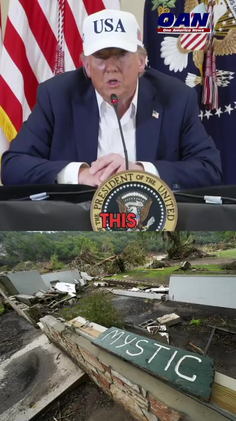 President Trump & First Lady Melania traveled to Texas to honor the lives lost at after the floods.