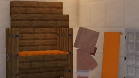 Don't Drop The Soap in Minecraft Village (Cupid villager ai cover)... #minecraft #villager #grox