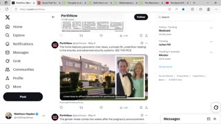 Perth Now quotes a Matthew Podesta in story about millionaire downsizing. Q-incidence?