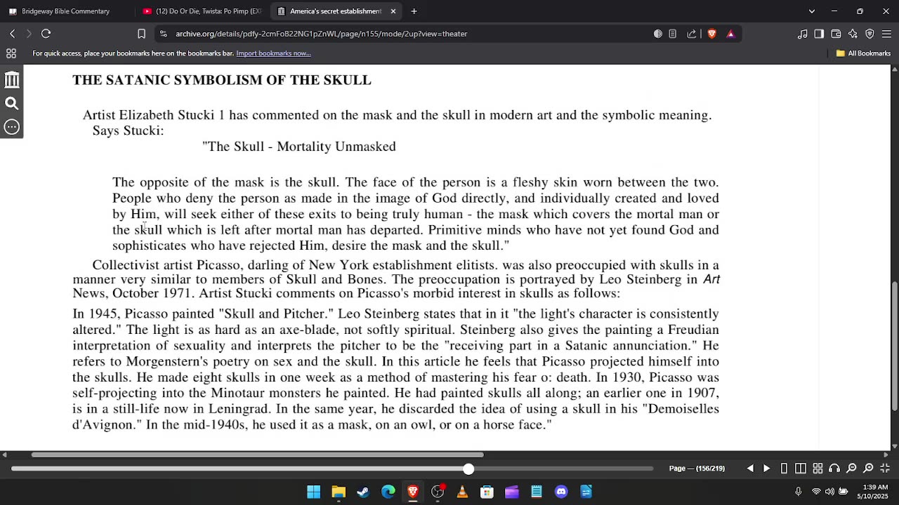 "AMERICAS SECRET ESTABLISHMENT"(THE ORDER OF SKULL AND BONES) BY ANTONY C. SUTTON