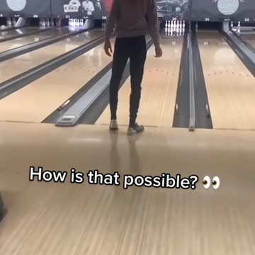 First time bowling 😅😅😅 #scarecam #prank #funny #scareprank