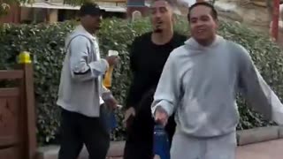 Raphinha seen running after an individual during theme park visit - what happened?