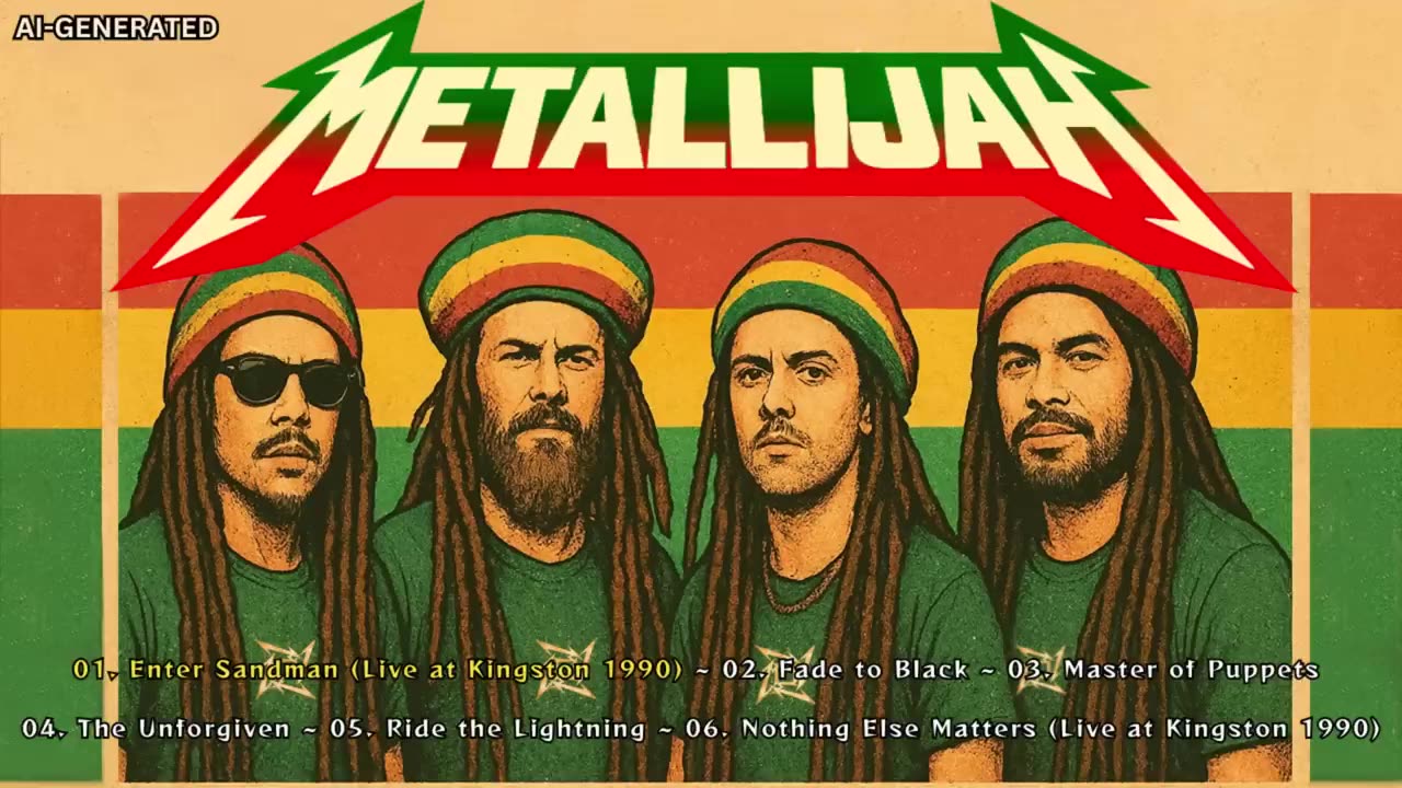 What if Metallica were a Reggae Band? 🌴🎸 Metallijah [AI Reimagined – Not Real]