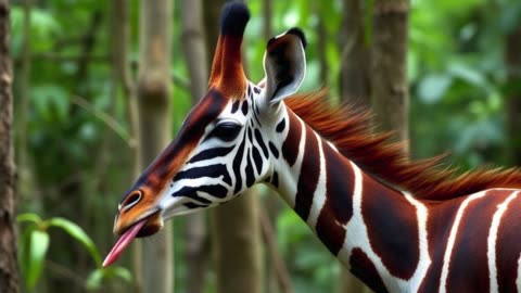 The Forest’s Hidden Giraffe — The Shocking Secrets of the Okapi Revealed!