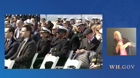 President Biden Delivers Remarks at a Commissioning Commemoration Ceremony of the USS Delaware