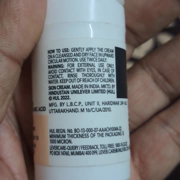 Promoting a brand of skin barier protect cream