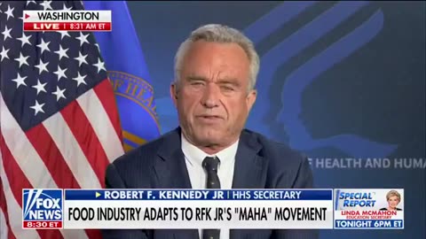 BREAKING - RFK JR: TOLD FOOD COMPANIES WE WANT FOOD DYES OUT OF FOODS