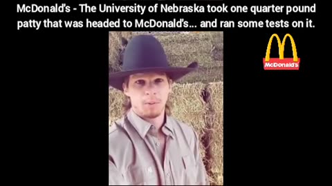 The University of Nebraska took a quarter pound patty and tested it