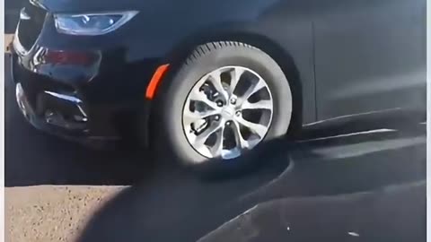 ANOTHER WOMAN BLOCKS ICE VEHICLE