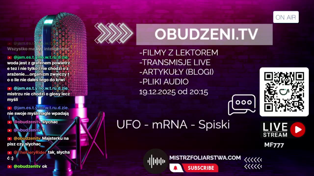 MF777 Zapis live z 20.12.2025