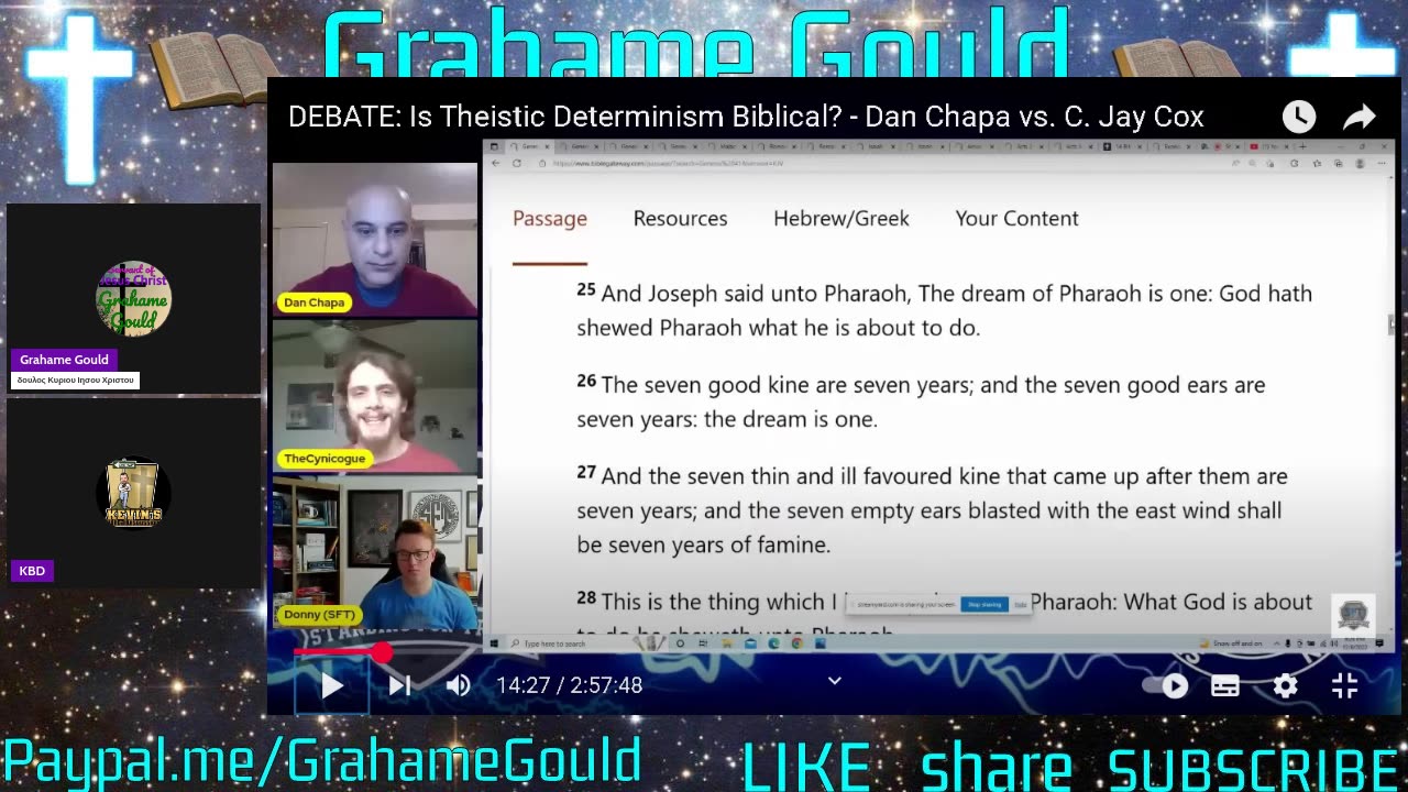 Reviewing C Jay's evidence for Theistic Determinism