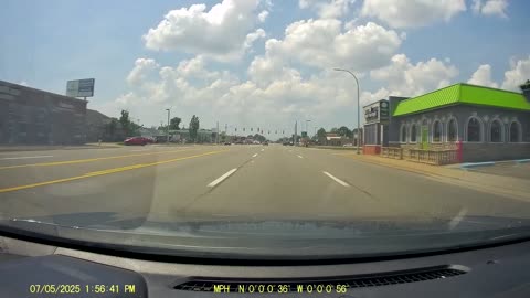 Roundtrip Drive From Levagood Area, Dbn; To Taj Cuisine Indian Pak Food, Garden City, MI, 7/5/25