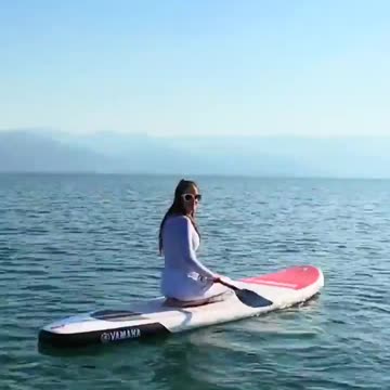 This kid used a drone to deliver drinks to his parents out at sea 🛶
