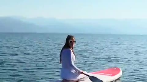 This kid used a drone to deliver drinks to his parents out at sea 🛶