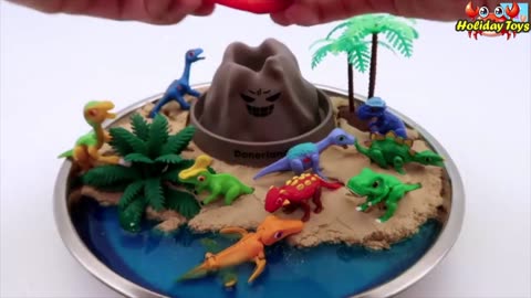 Volcano Emitted Thick Smoke and Dinosaurs Felt Scared