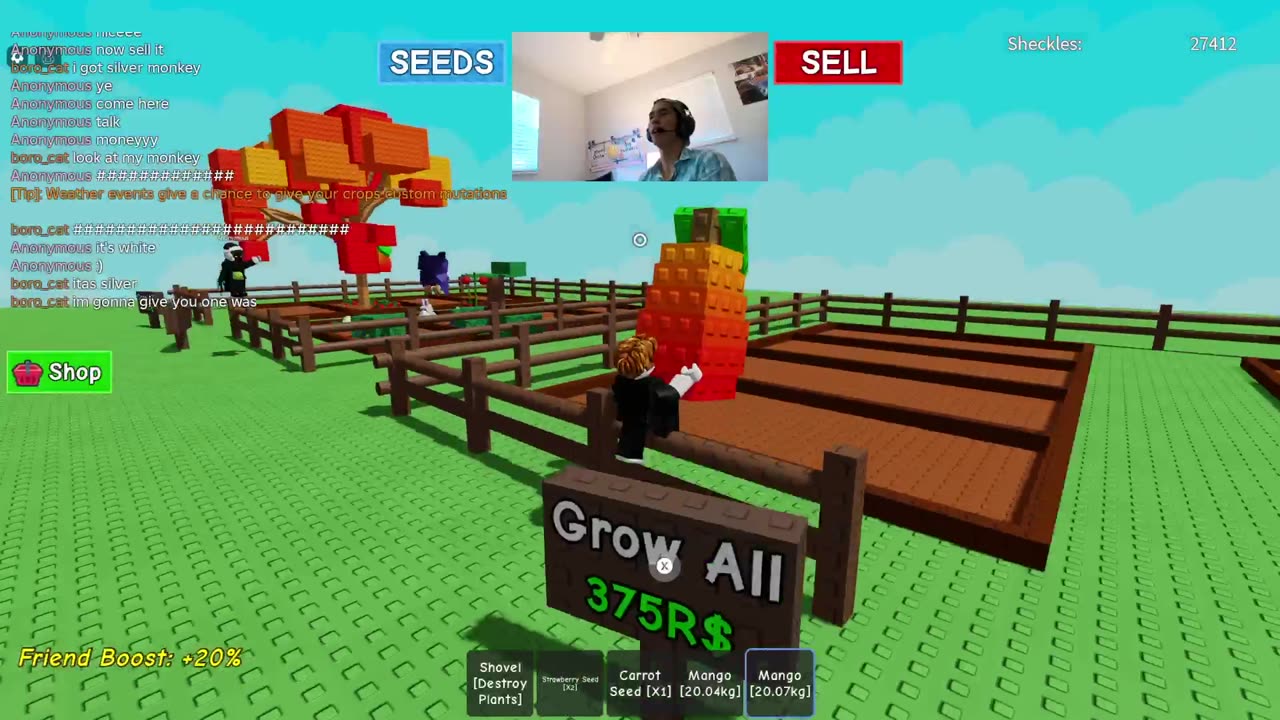 Playing Grow a Garden with Viewers | Chill & Fun Co-Op Planting 🌱 | Wasiangamer03