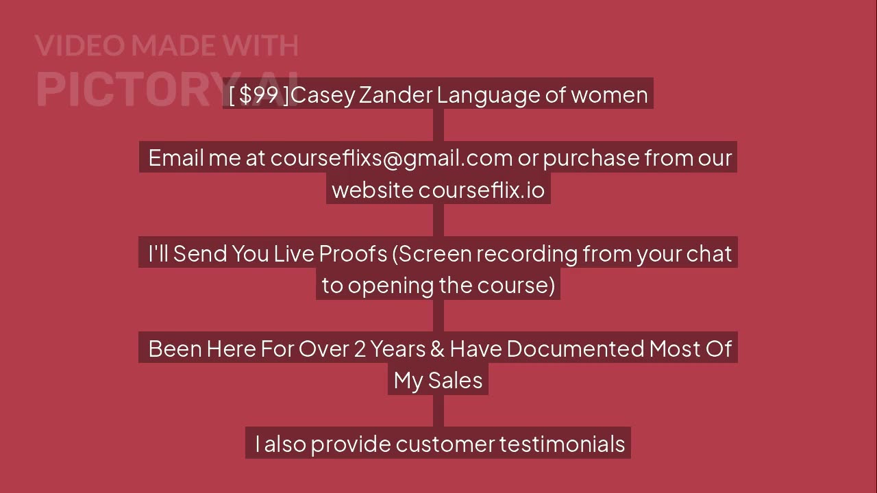 Downlaod Casey Zander The Language of Women -courseflix.io