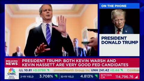 Trump Rules Out Scott Bessent As Potential Pick To Lead Fed