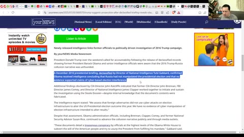 TRUMP TO ARREST OBAMA? - Trump Calls For Prosecution As Tulsi Gabbard Exposes Russiagate Plot!