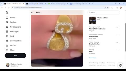 ABC magnifies Erika Kirk's G symbolism with subtle exhortation to pick a ring