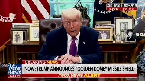 President Trump is building the "Golden Dome!"