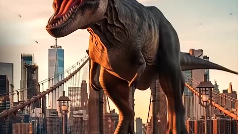 When Dinosaurs Ruled NYC #funny #viral #trending #comedy #viralvideo