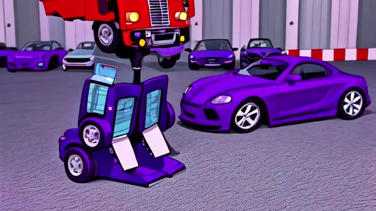 RC Car Drifting Around the Transformers ! #drift #transformers #tricks
