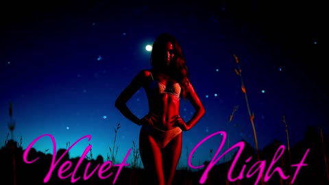 Electronic Music. Song Velvet Night.