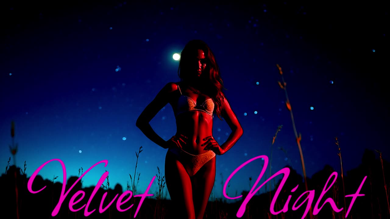 Electronic Music. Song Velvet Night.