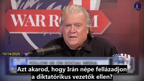 【HU】Bannon: Meg kell szakítani a Kínai Kommunista Párt energiaellátását a Közel-Keletről