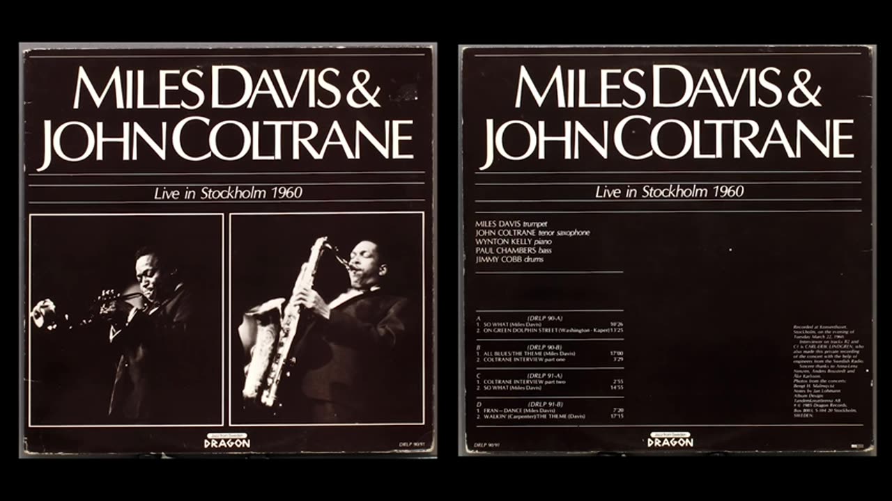 MIles Davis and John Coltrane Live