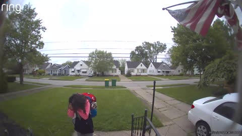 Young Girl Gets Swarmed by Midges