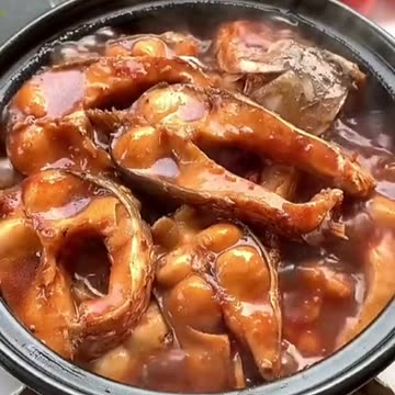 Braised fish #food #leanontiktok #cookwithme #learntocook #recipe #braisedfish