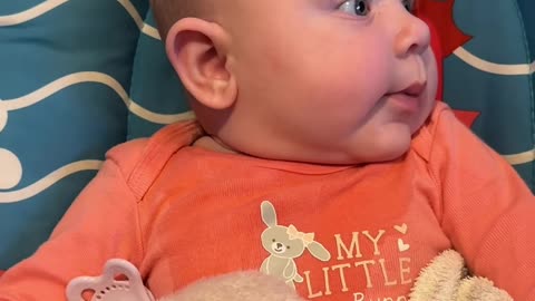 Day 115 – Baby Kayla Chillin’ Like a Queen in Her Throne 👑🍼