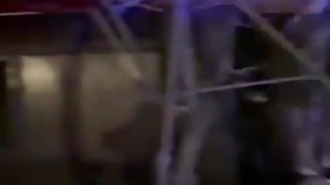 Visuals shows the condition of an Iryo high speed train after it derailed in Spain