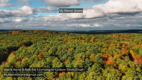 Maine B-Roll (No Sound) Fall Foliage in Gray, Maine Video 5