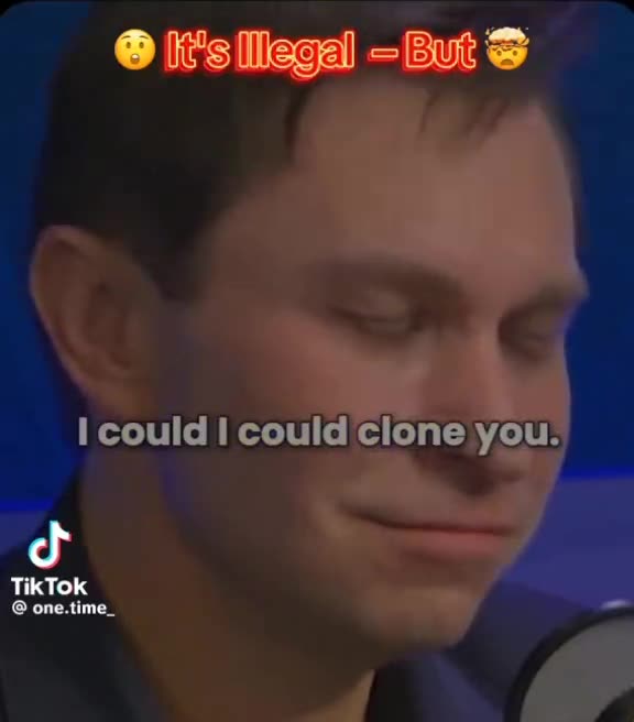 Cloning is possible but they are not doing it because its illegal. They *follow the law