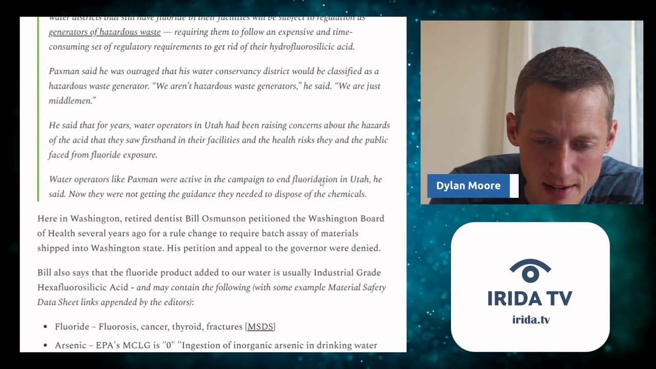 From Miracle Mineral To Toxic Liability: Fluoride