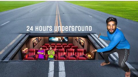 Spending_24_Hours_In_Underground_Secret_Cinema_Hall_🍿-_अंदर_आकर_तो_फस_गए_😑